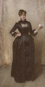 John Singer Sargent, Lady With the Rose(Charlotte Louise Burckhardt 1862-1892) (mk18)